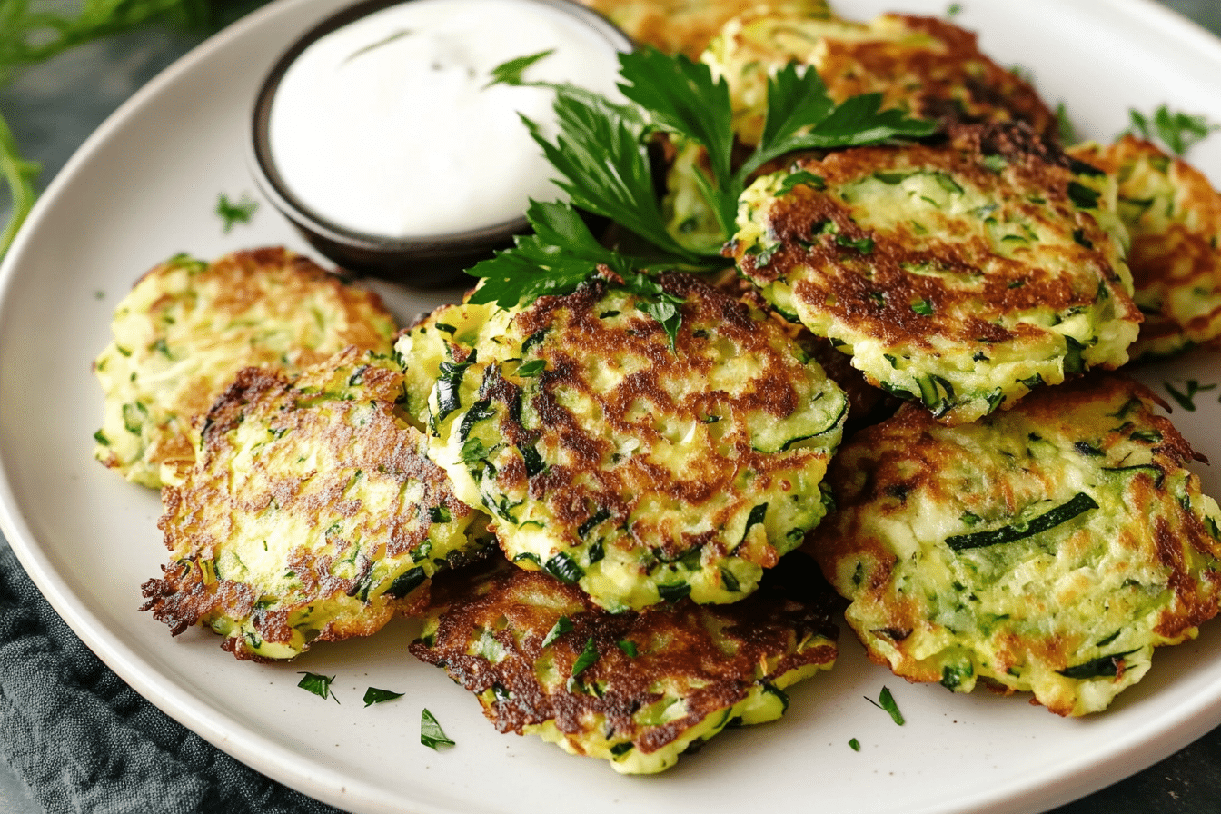 Crispy Zucchini Fritters