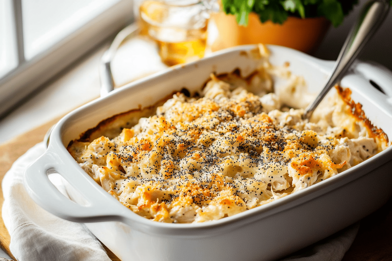 Poppy Seed Chicken Casserole