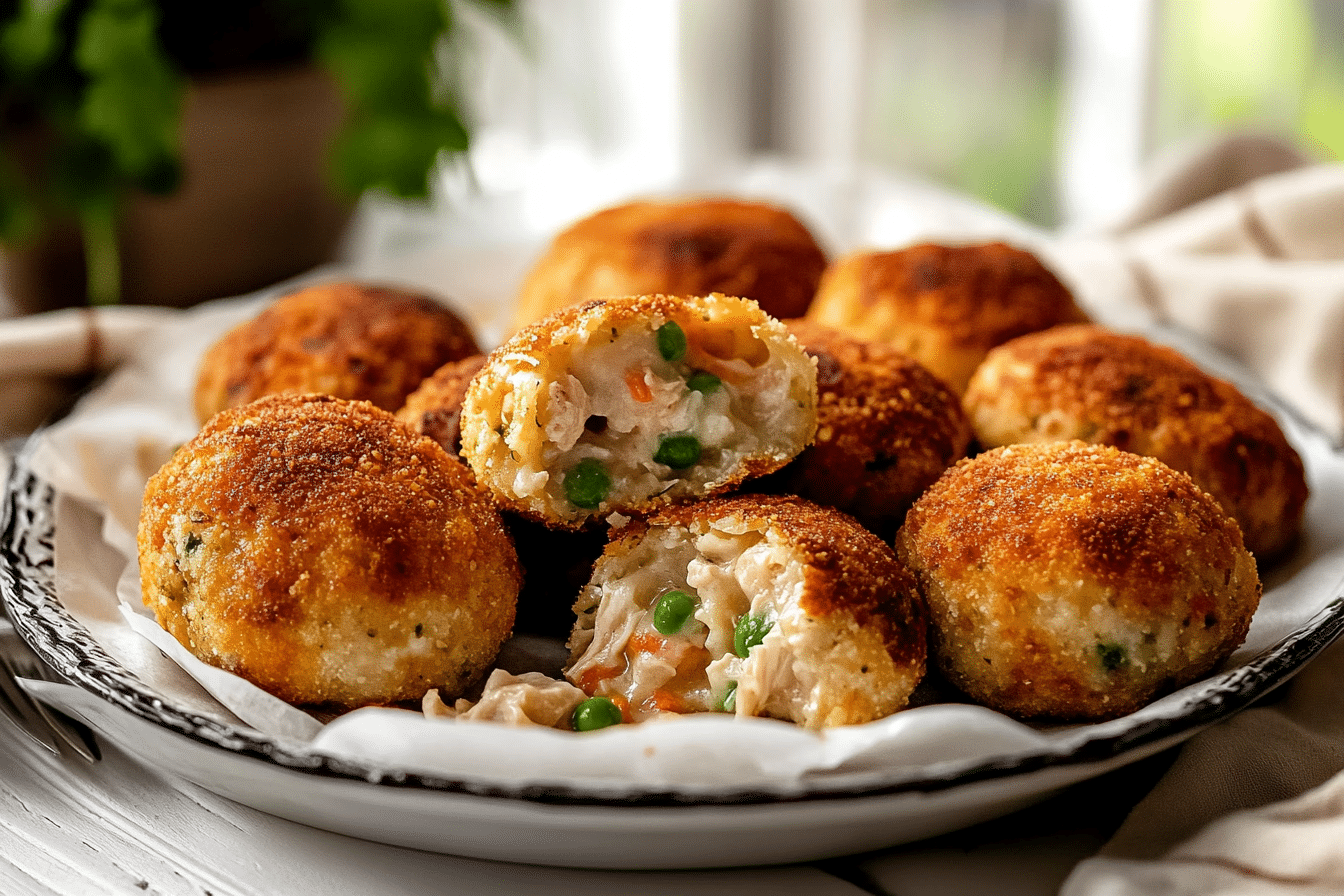 Chicken Pot Pie Croquettes