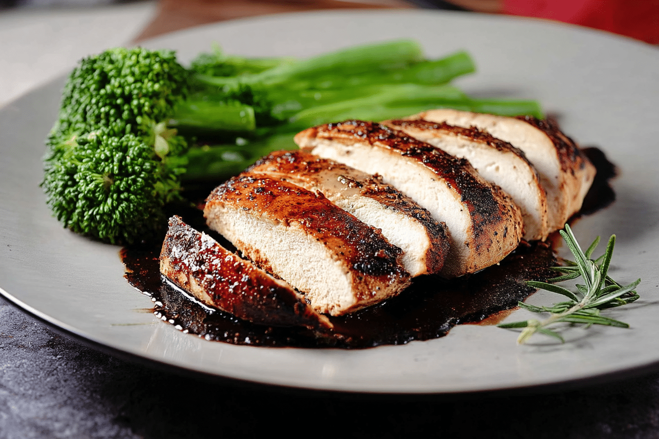 Balsamic Rosemary Chicken Breasts (Pan-Fried)