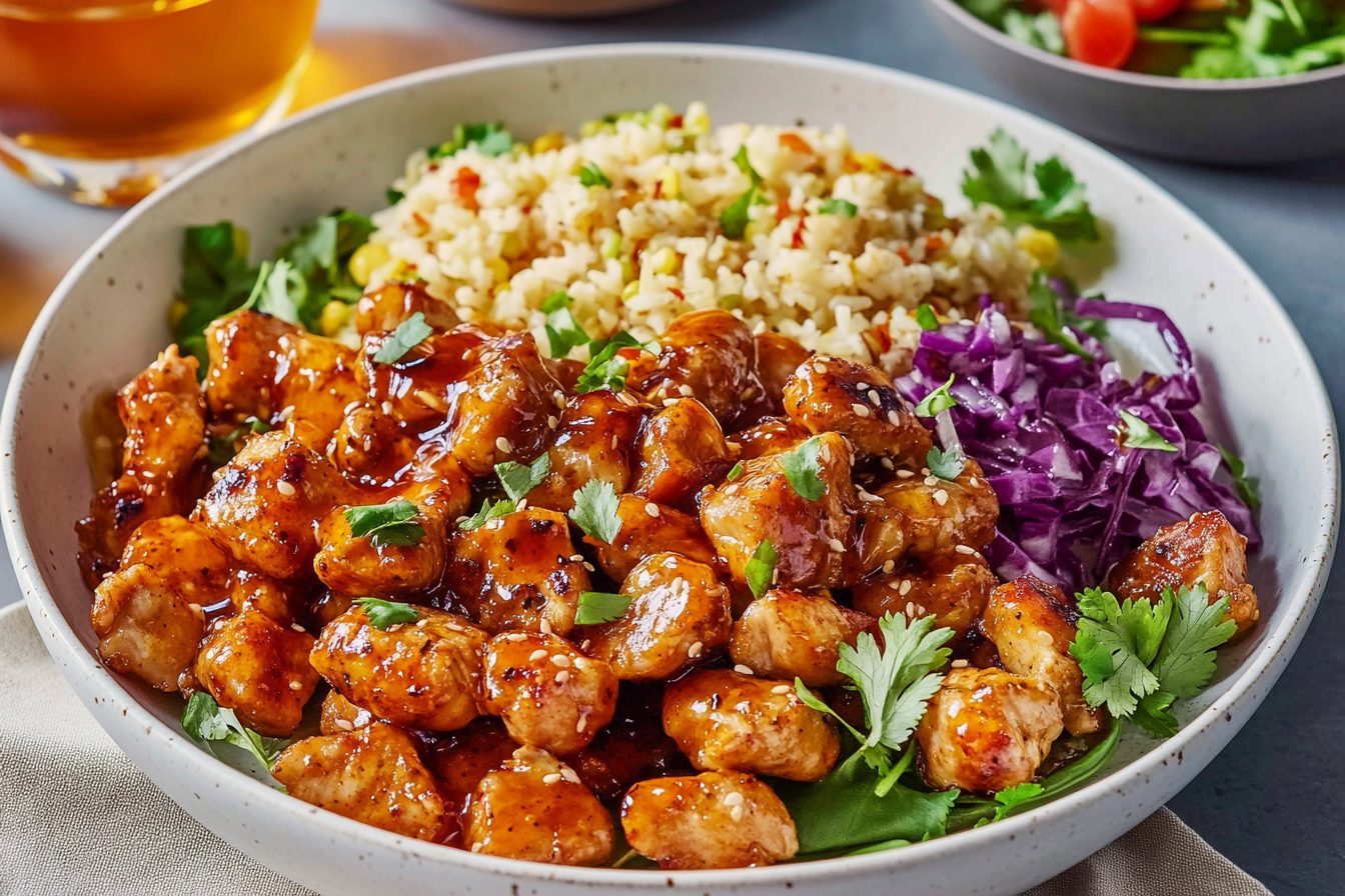 Copycat Sweetgreen Hot Honey Chicken Plate