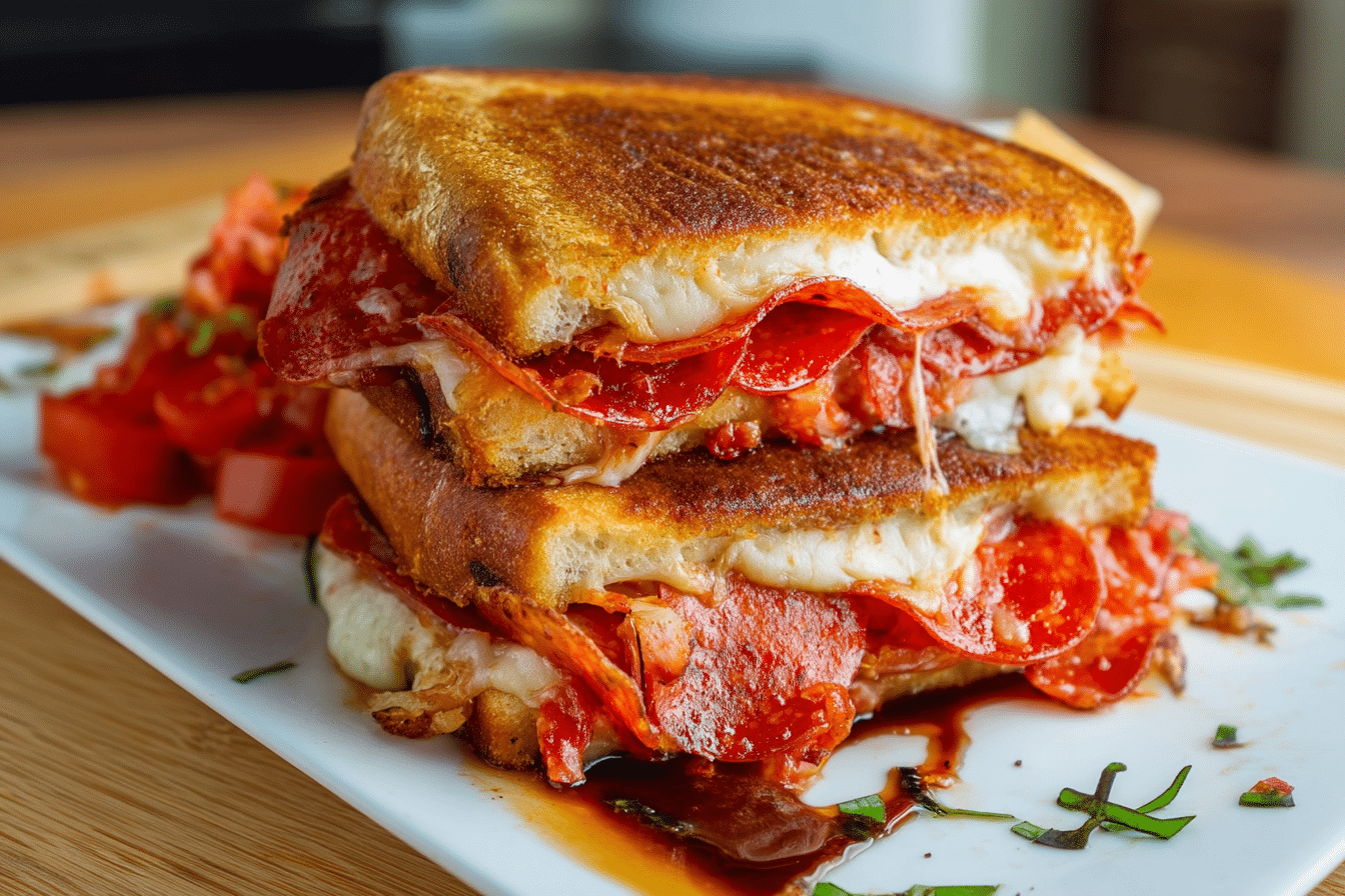 Pepperoni Pizza Grilled Cheese