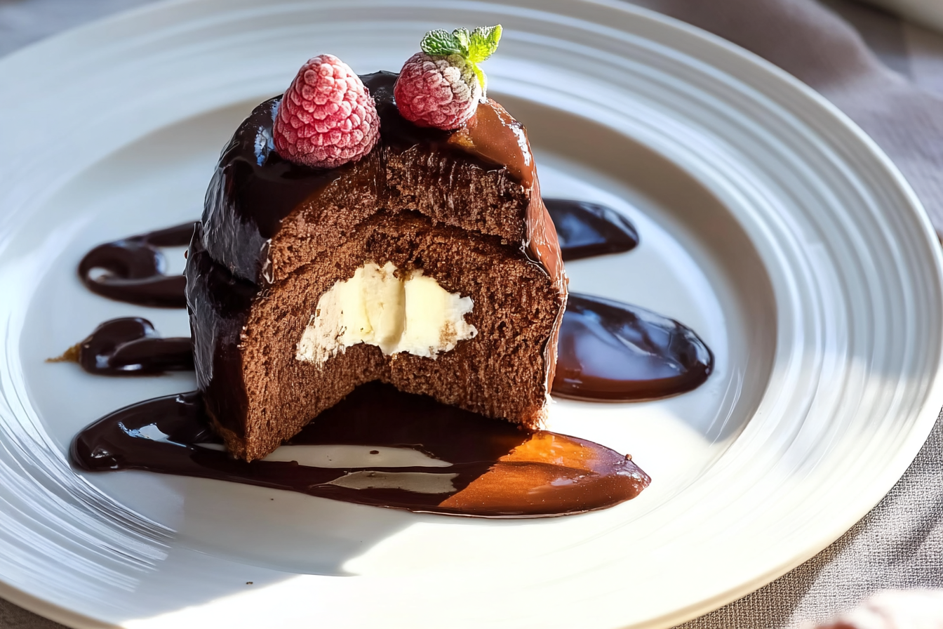 Nutella Mascarpone Cake with Chocolate Ganache