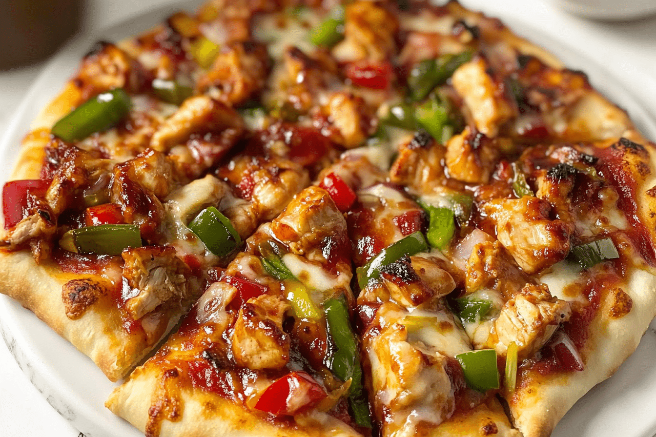 BBQ Chicken Flatbread Pizza