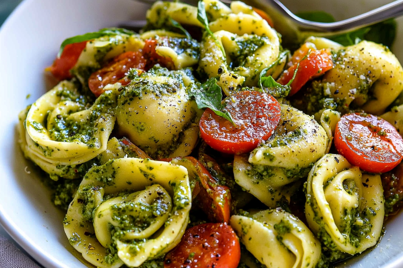 Tortellini Pesto Pasta Salad