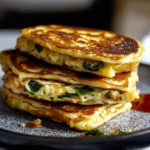 Scallion BEC Sandwich