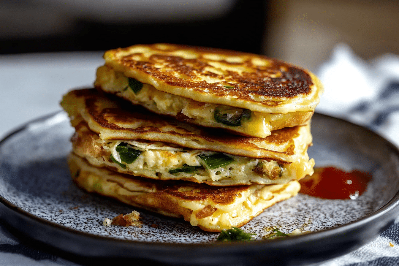 Scallion BEC Sandwich