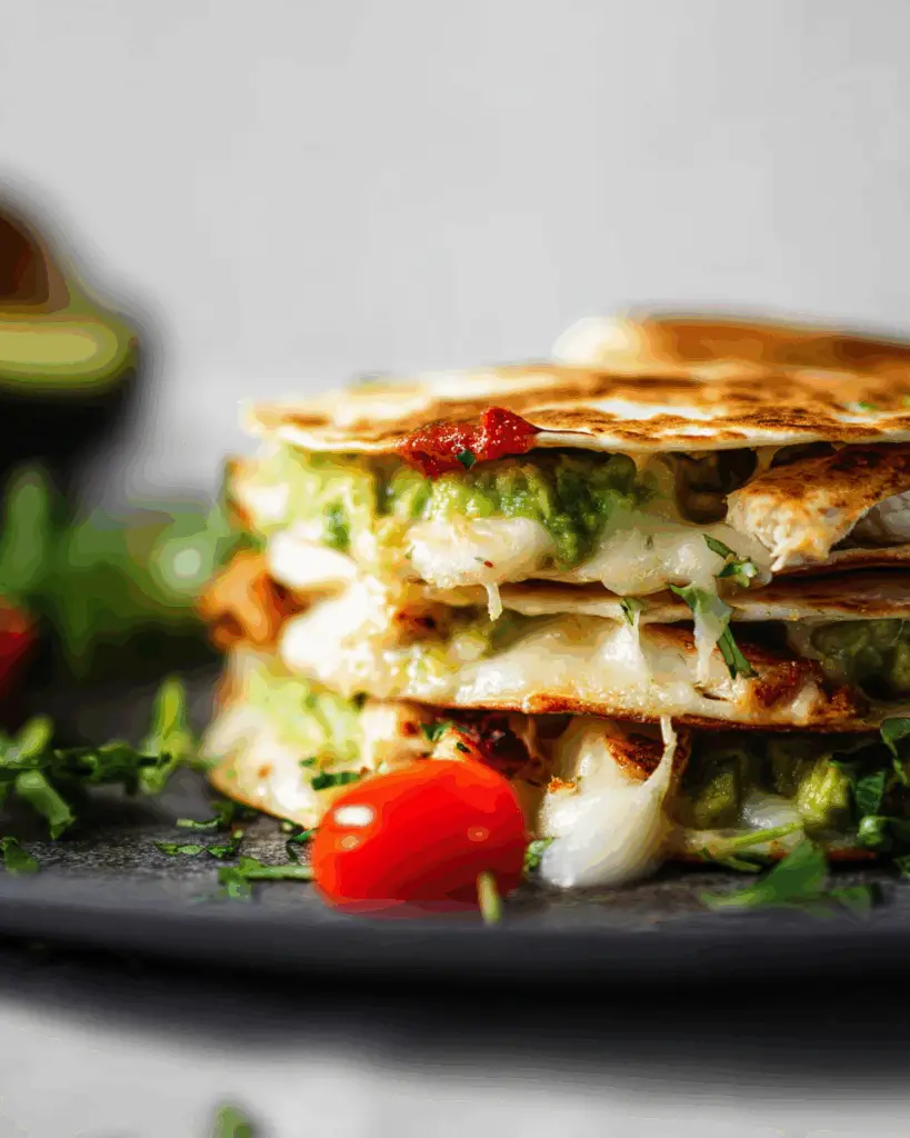 Chicken Avocado Quesadillas