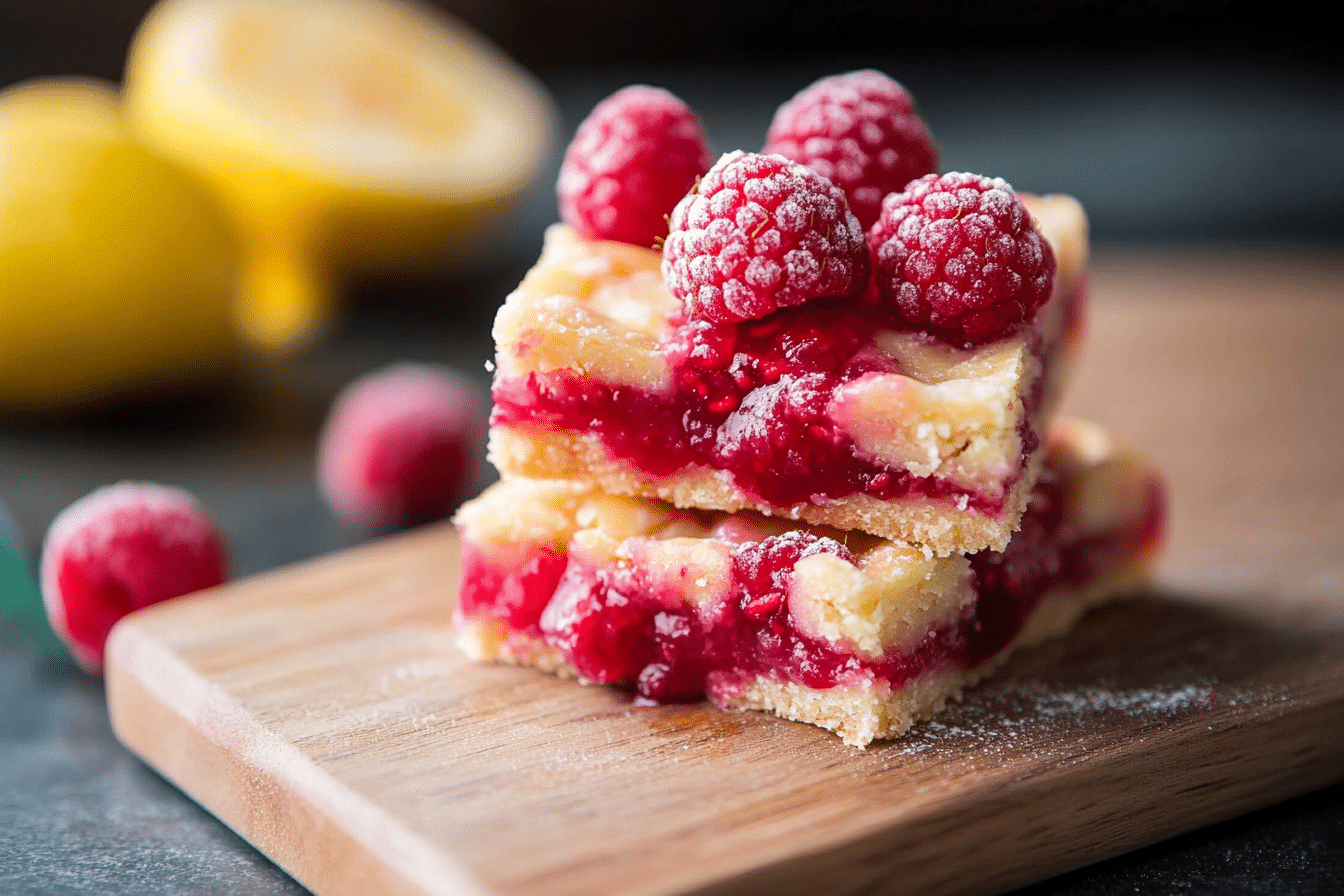 Raspberry Lemon Tart Bars