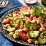 Chickpea Cucumber Salad