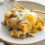 Biscuits and Gravy Egg Bake