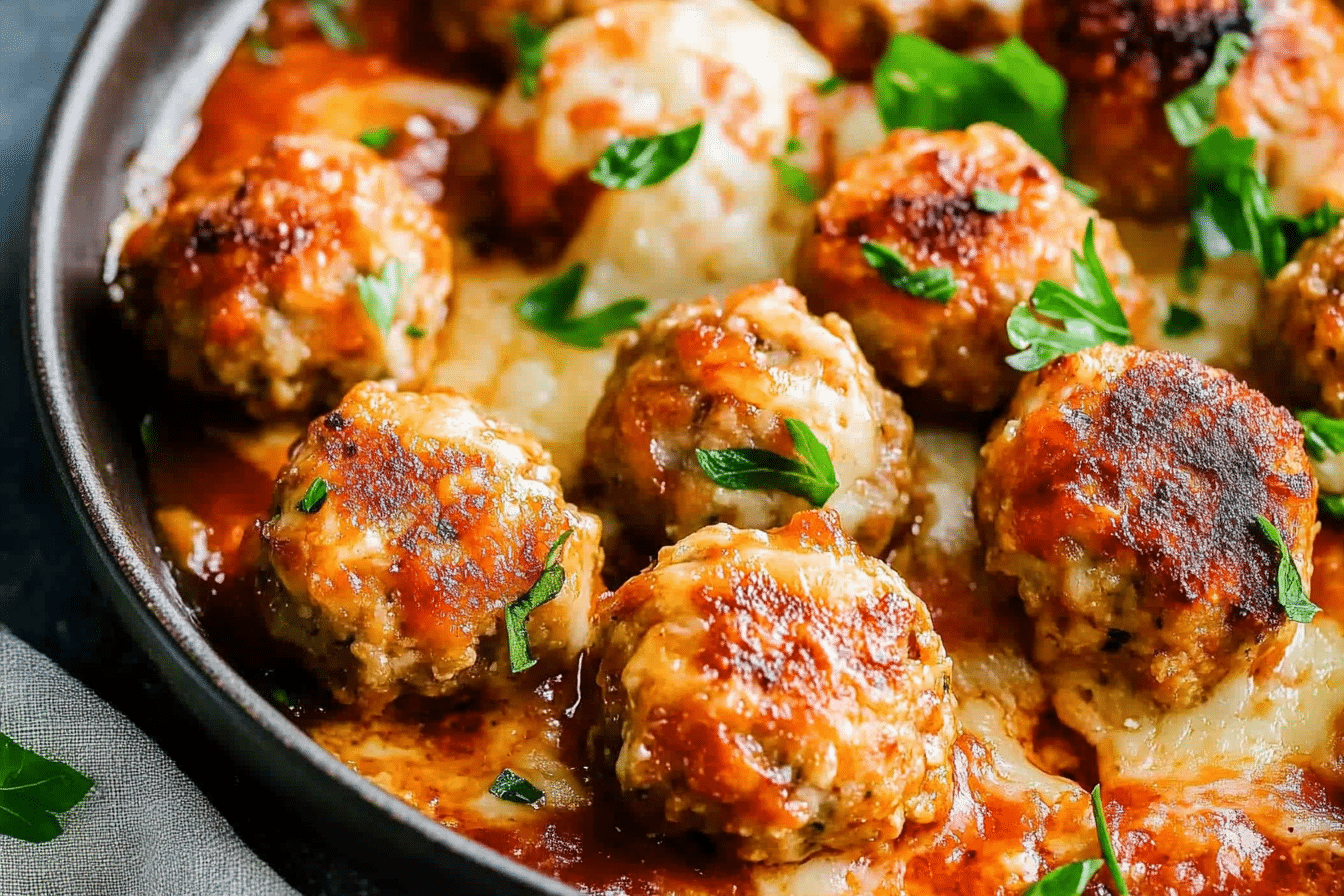 Chicken Parmesan Meatballs