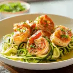 Garlic Butter Shrimp with Zucchini Noodles