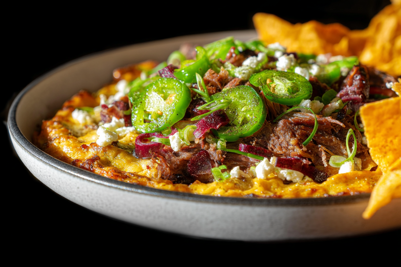 Roasted Poblano Brisket Dip
