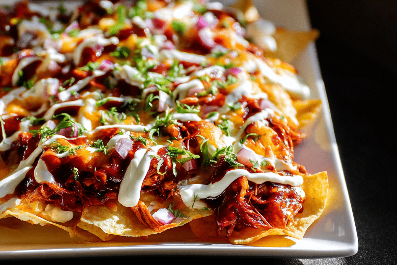 BBQ Chicken Nachos