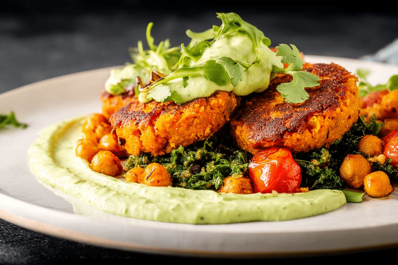 Sweet Potato Chickpea Patties