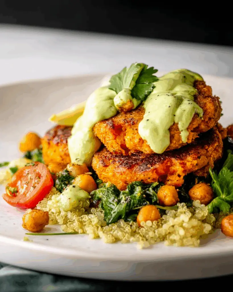 Sweet Potato Chickpea Patties