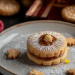 Dulce de Leche Linzer Cookies