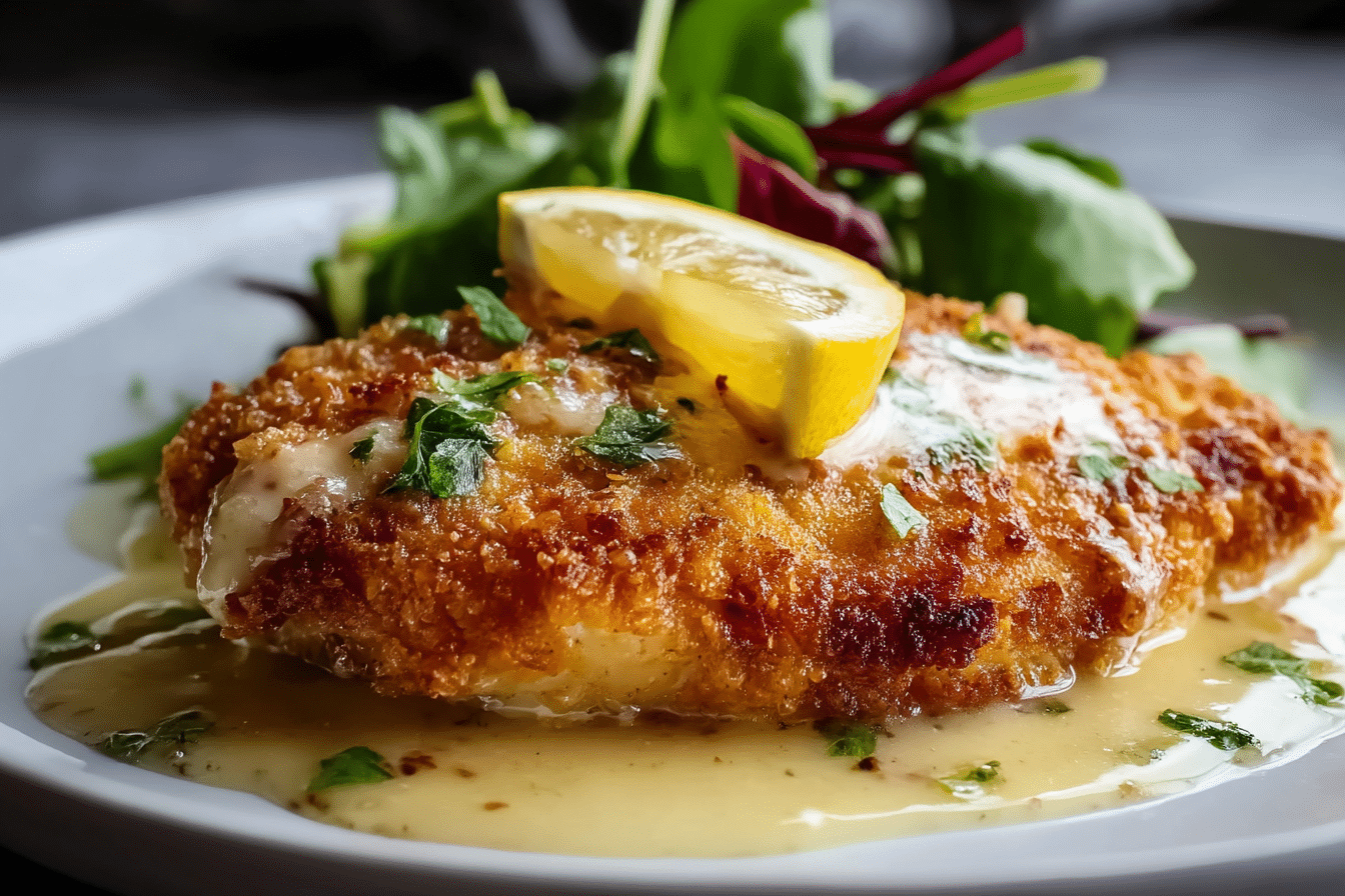 Zesty Lemon Pecorino Crispy Chicken