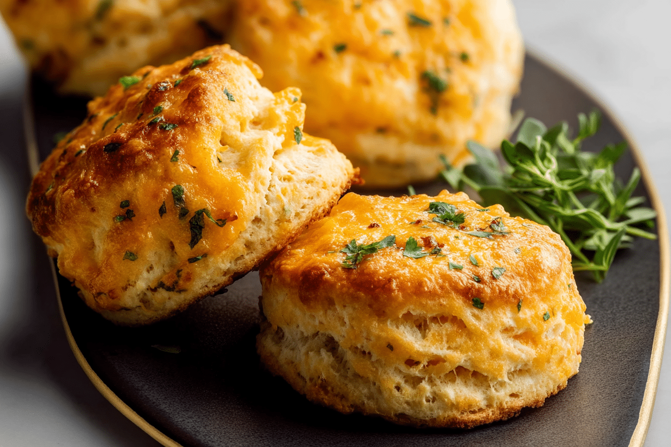 Fluffy Cheddar and Herb Biscuits