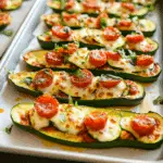 Zucchini Pizza Boats