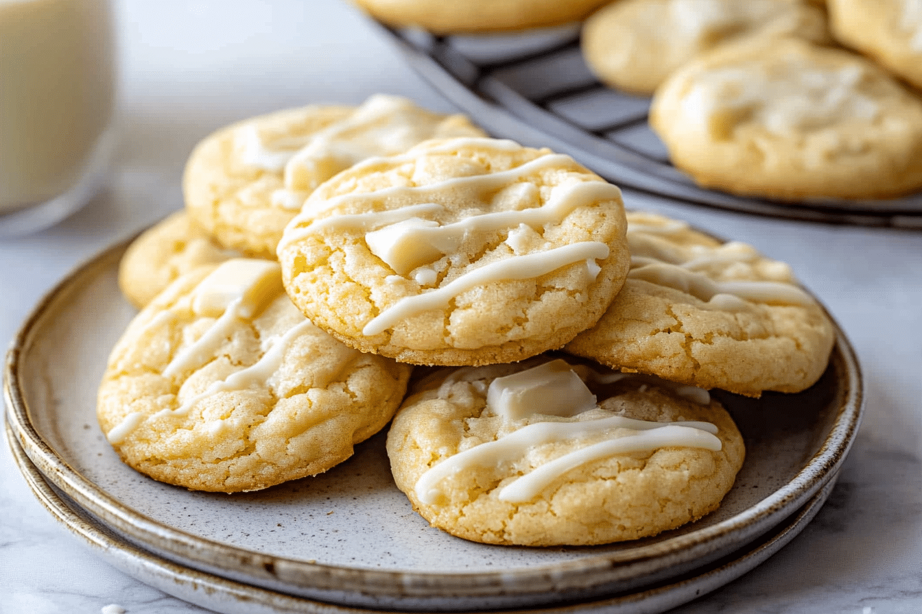 Lemon White Chocolate Cookies