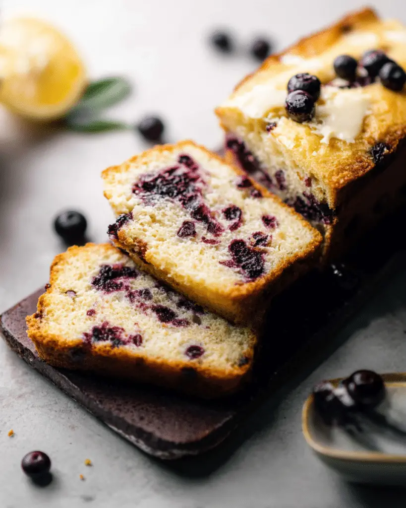 Springy Blueberry Lemon Bread