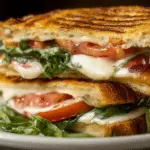 Tomato, Mozzarella, and Basil Panini