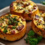 Quiche Stuffed Bagels