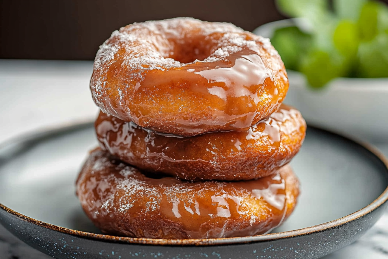Glazed Old Fashioned Donuts