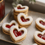 Sandwich Heart Cookies with Jam