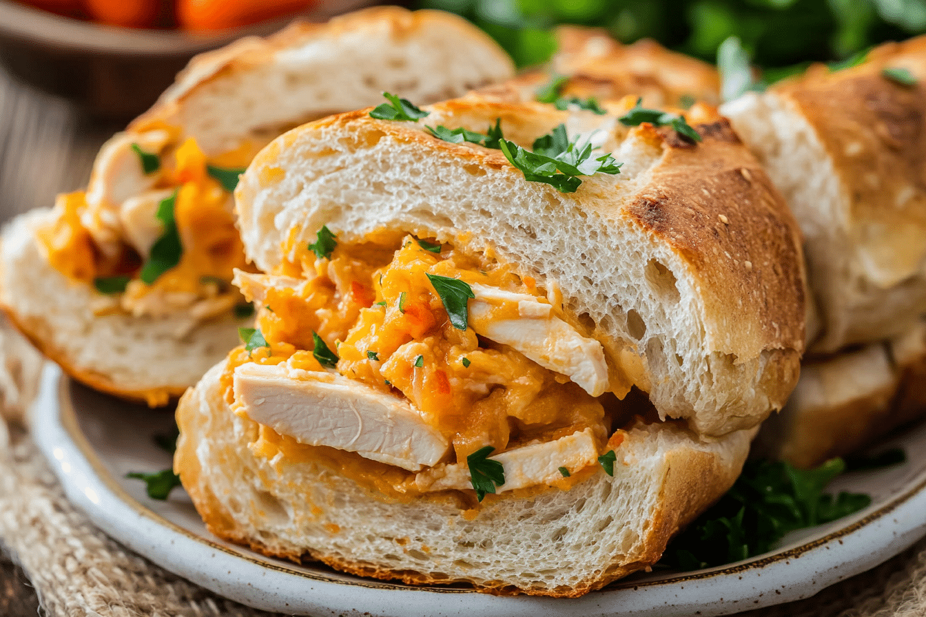 Fricassee Leftover Turkey Sandwiches
