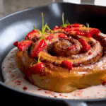 Giant Strawberry Cinnamon Roll