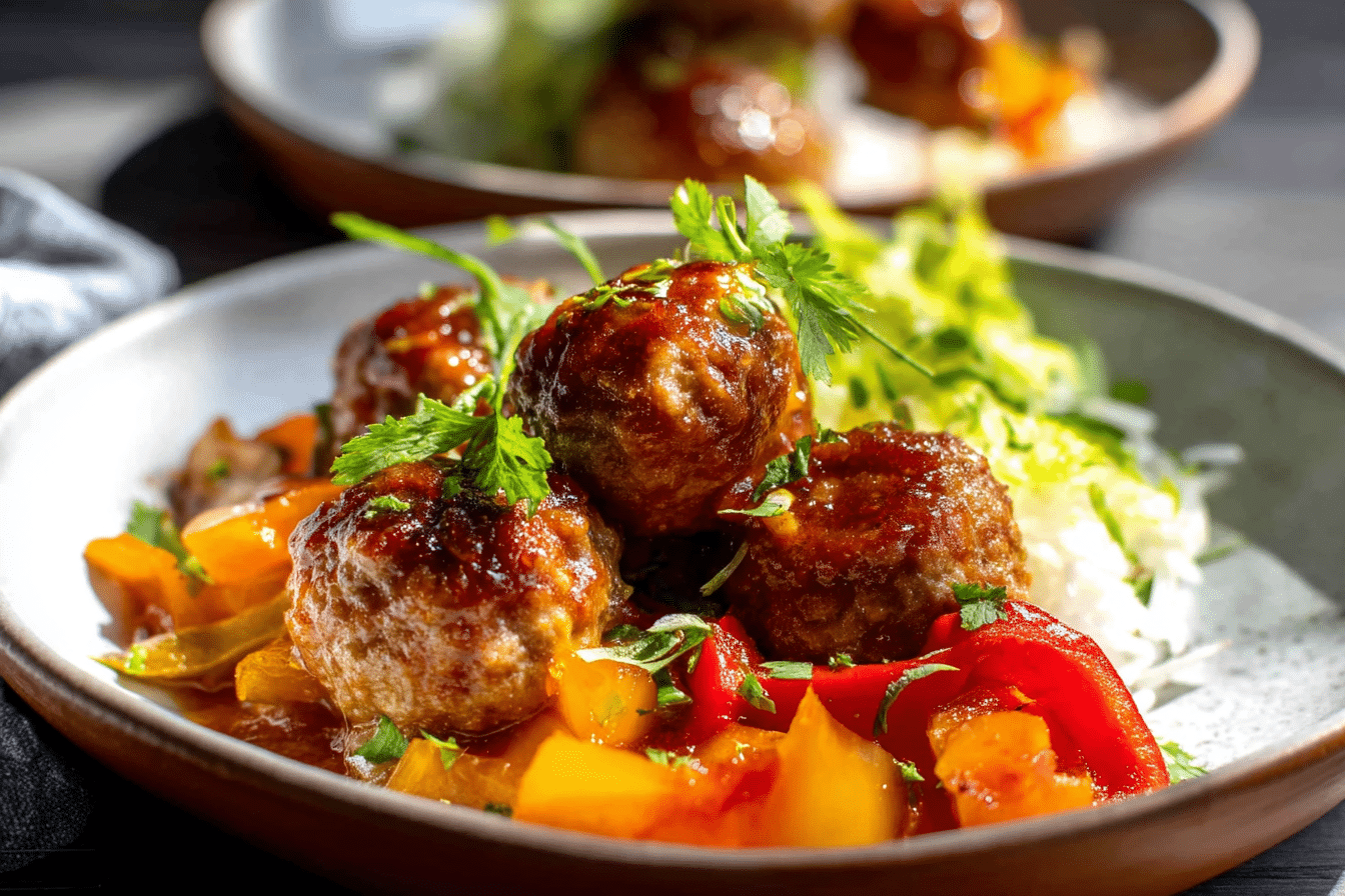 Sweet And Sour Meatballs