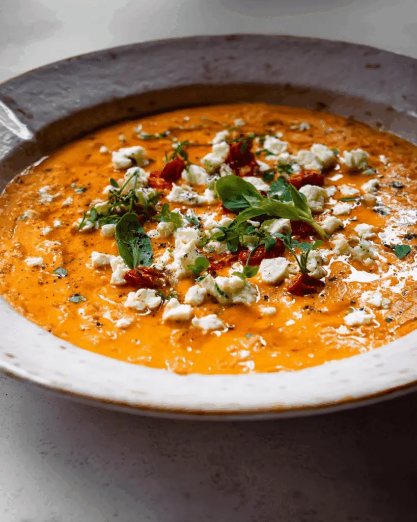 Spicy Red Pepper (Capsicum) & Feta Dip