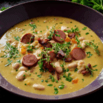 Creamy Bean Soup With Kielbasa