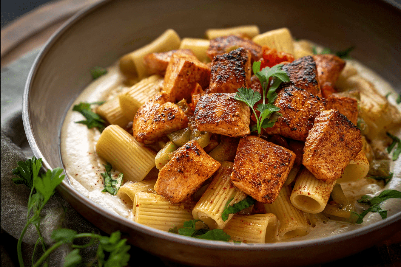 Cajun Salmon Rigatoni