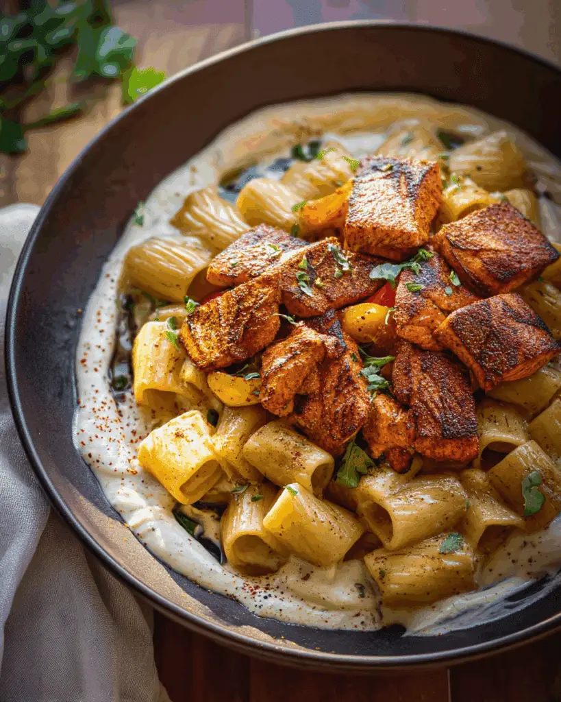 Cajun Salmon Rigatoni