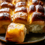 Salted Sage Honey Butter Brioche Rolls