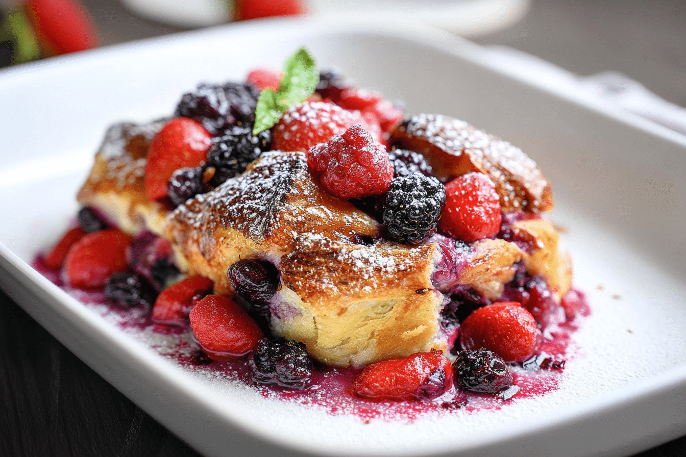 Berry Croissant Bake