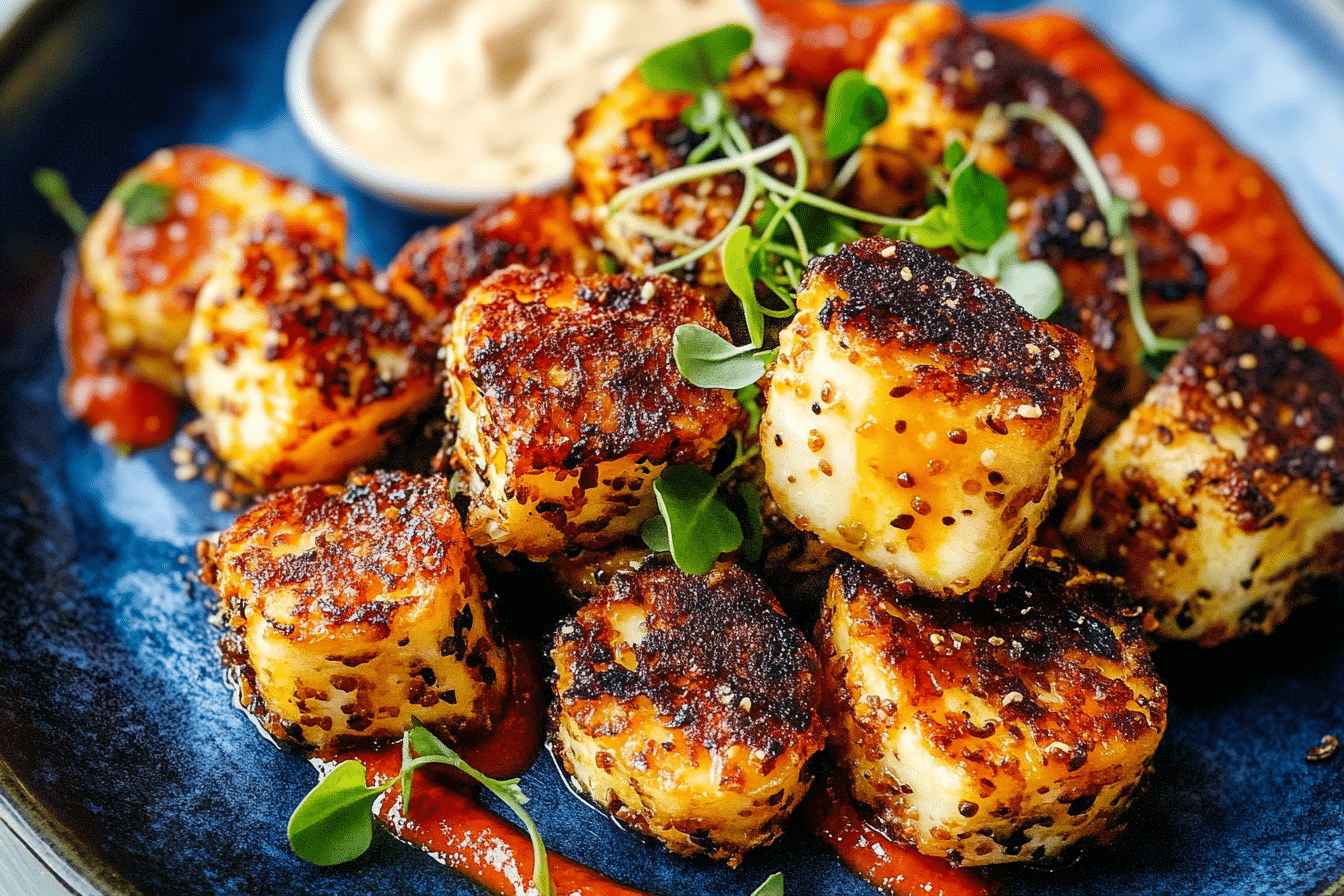Baked Halloumi Bites