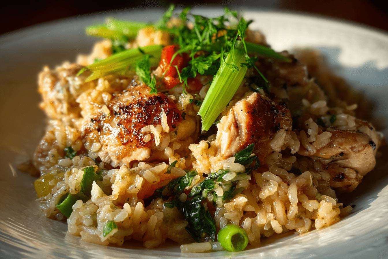 Easy Rice Cooker Chicken and Rice