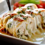 Chicken Alfredo Roll Ups