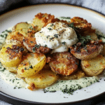 Crispy Sour Cream Potatoes