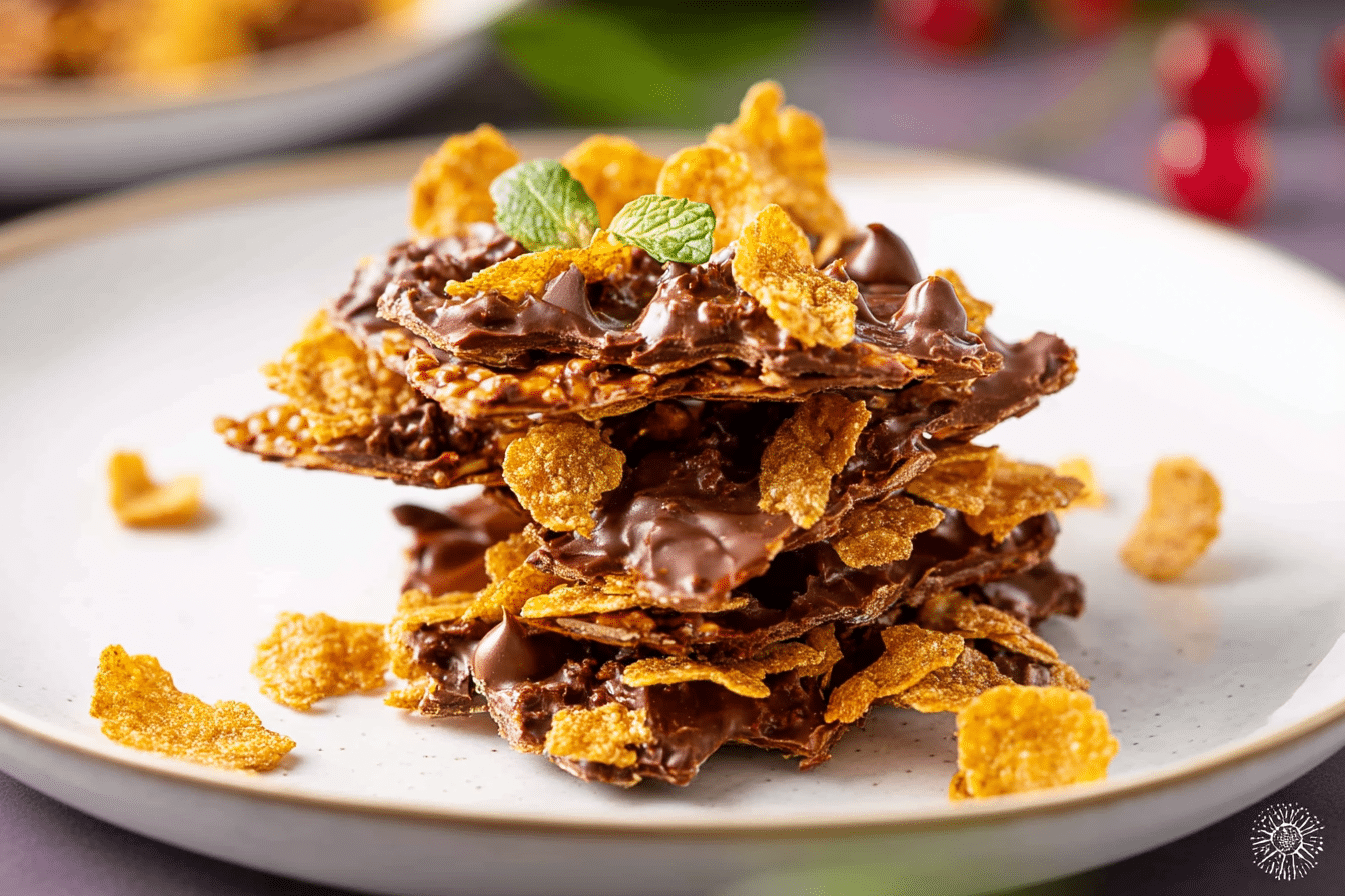 Cornflake Chocolate Brittle