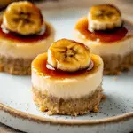 Mini Bananas Foster Cheesecakes