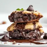 Brownie Stuffed Chocolate Chip Cookies