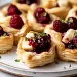 Raspberry Brie Bites