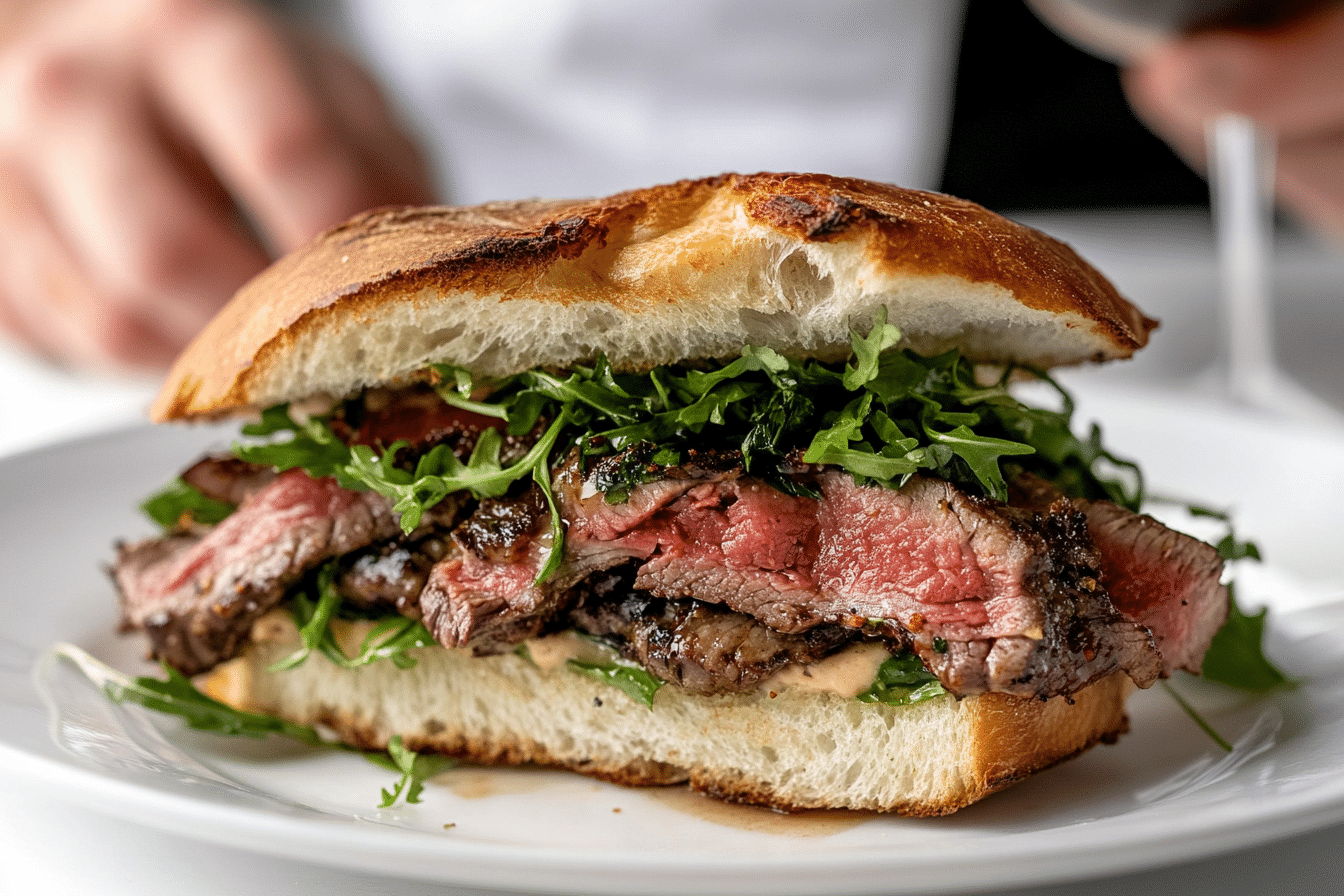 Peppercorn Steak Sandwich