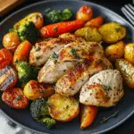 Roasted Chicken with Herb-Seasoned Vegetables